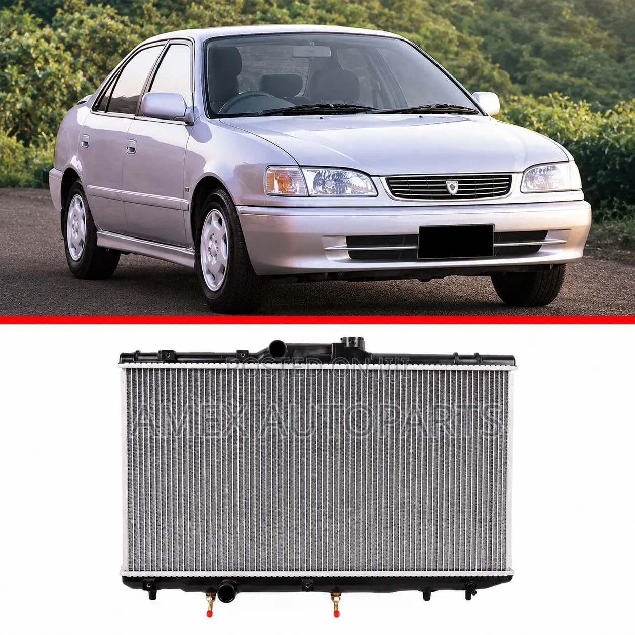 Radiator Toyota Corolla Ae110 92 - 01 Model Pa26At