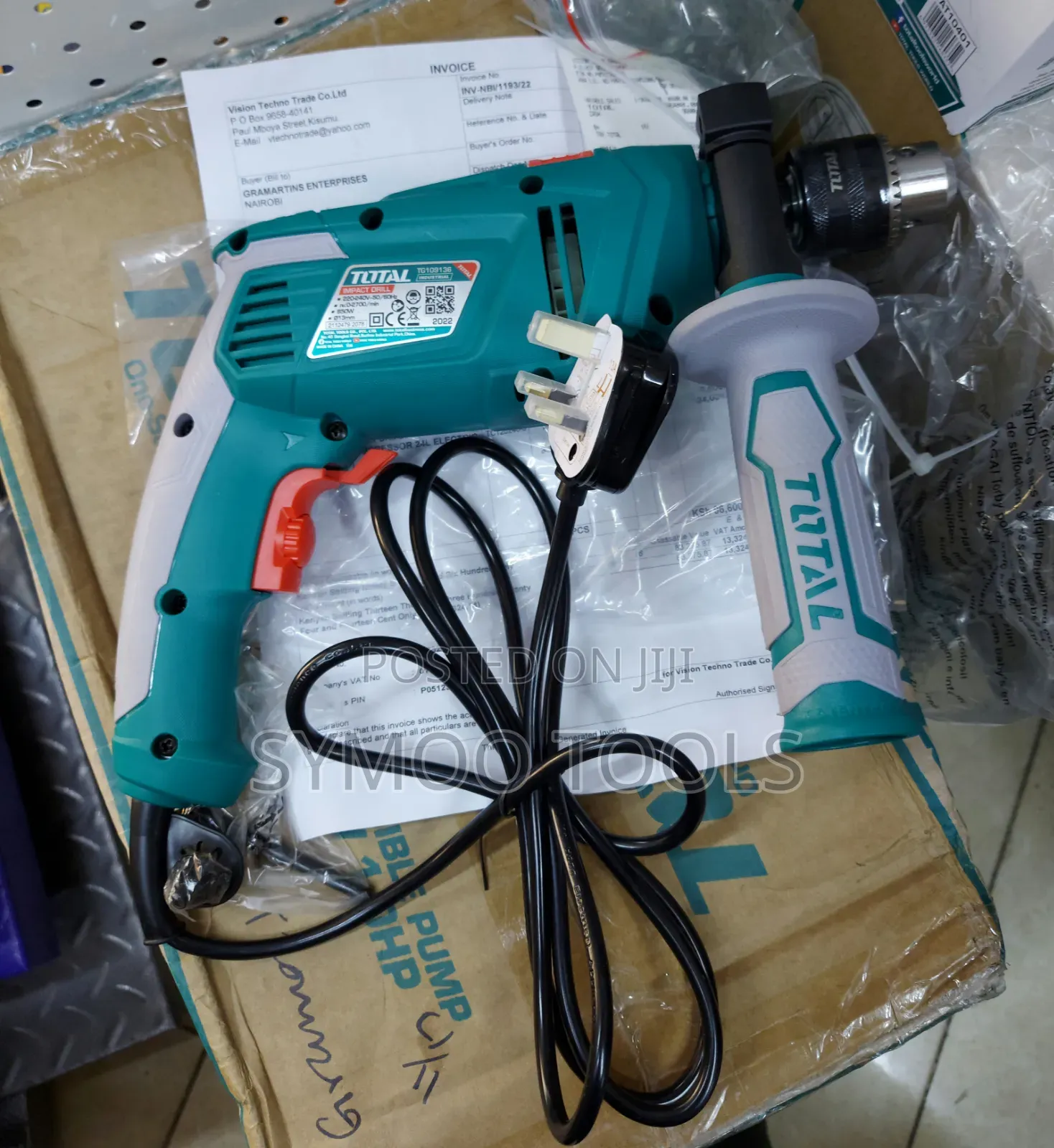 Corded TOTAL 850W Impact Drill