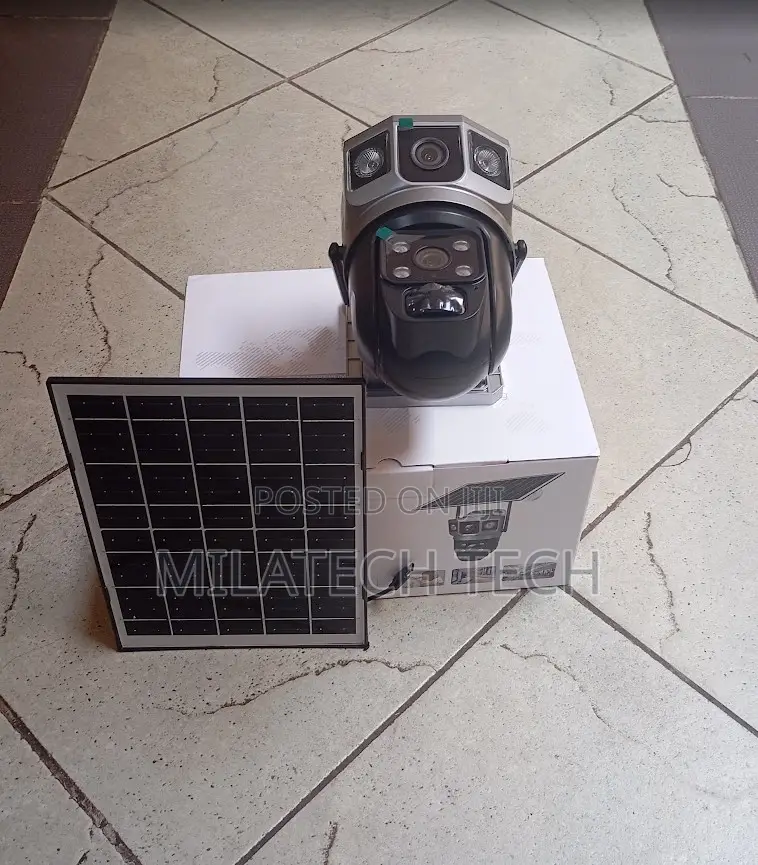4G Dual Camera Solar CCTV – Outdoor Surveillance Camera