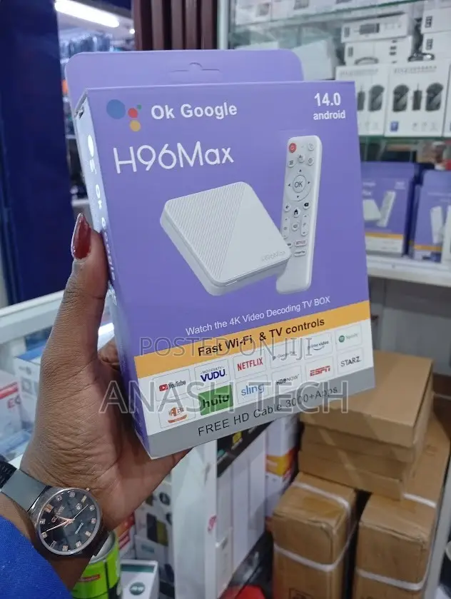 Android 14 TV Box 2GB RAM 16GB Storage Smart Streaming Player