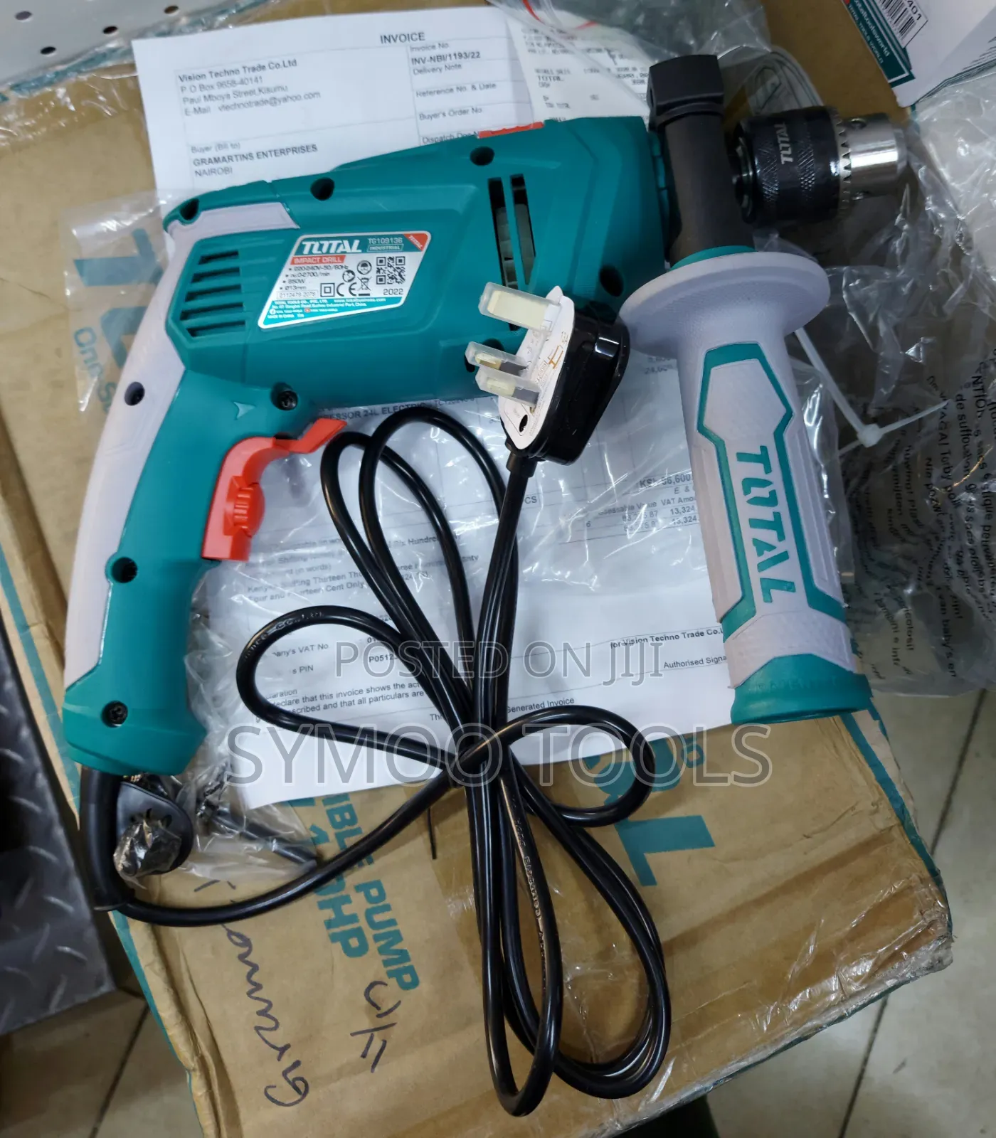 Powerful Corded Impact Drill TOTAL