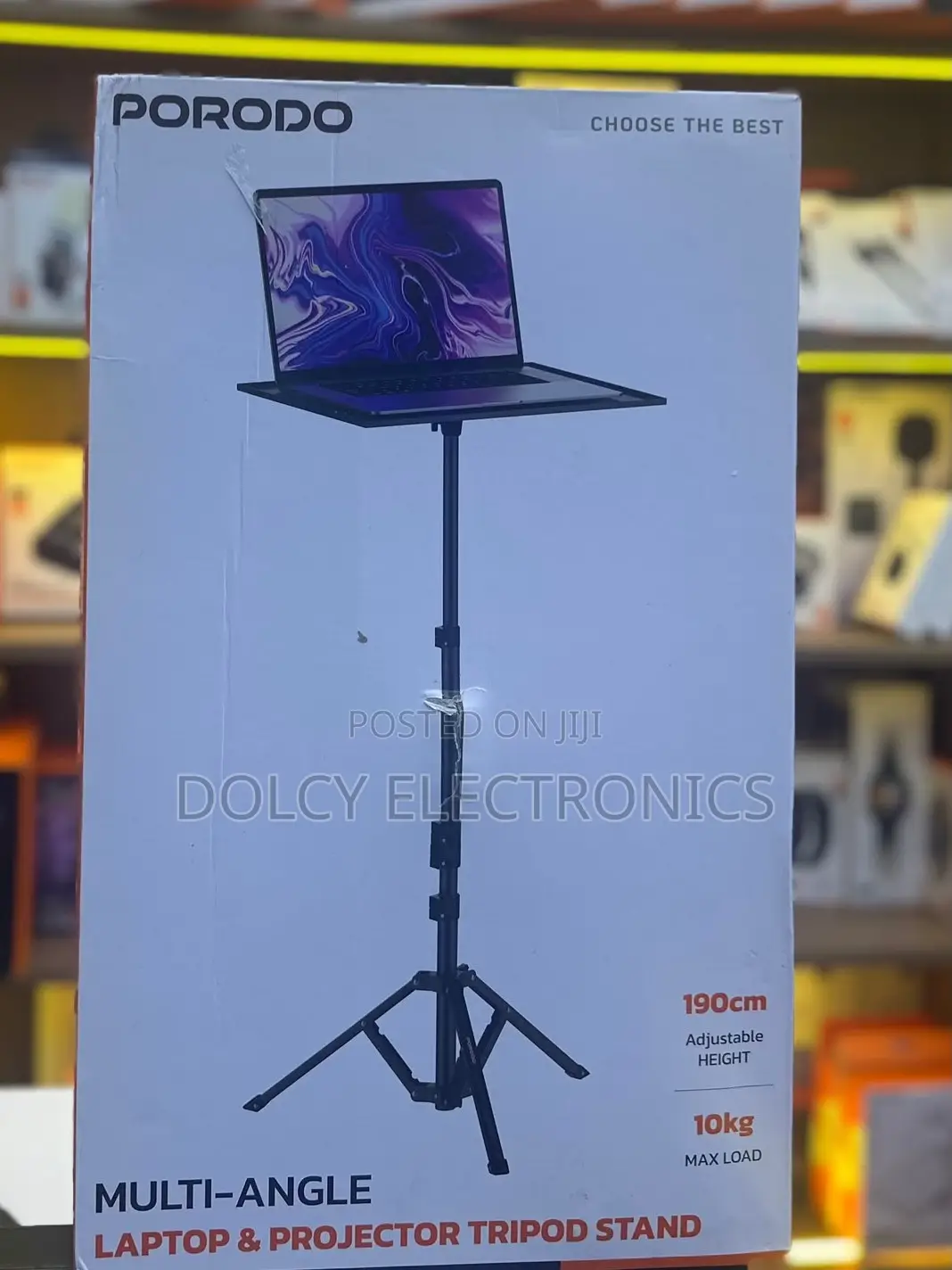 PORODO Multi-Angle Laptop and Projector Tripod Stand