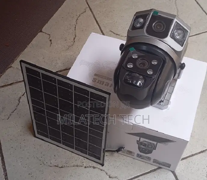 4G Solar Security Camera Dual Lens – Remote Monitoring CCTV