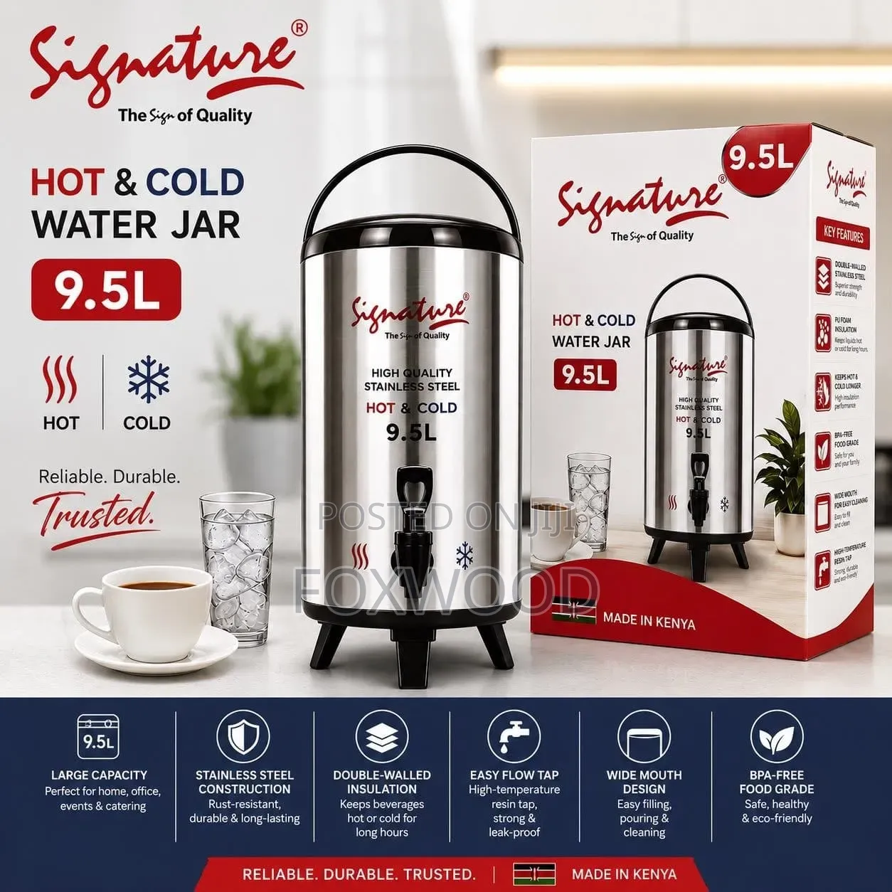 Signature Tea Urn – 9.5 Litres