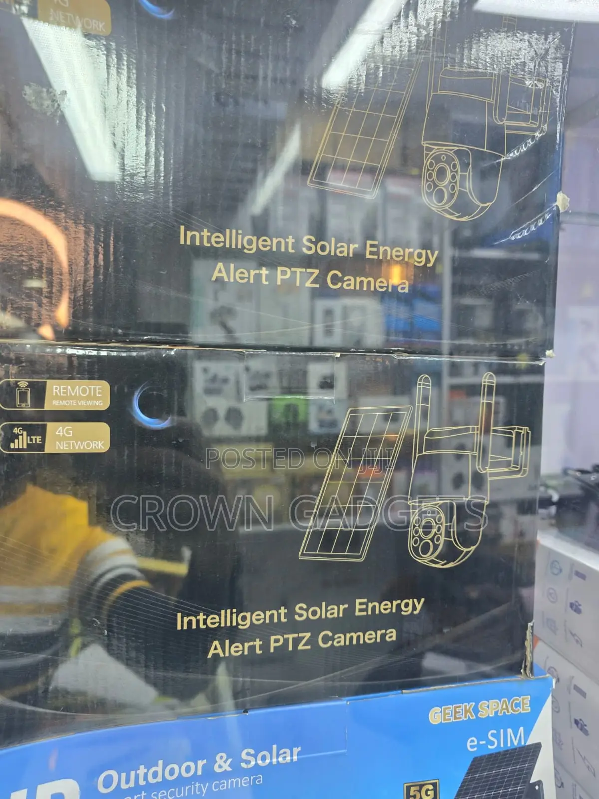 Outdoor Solar CCTV Camera Dual SIM 5G Continuous Recording
