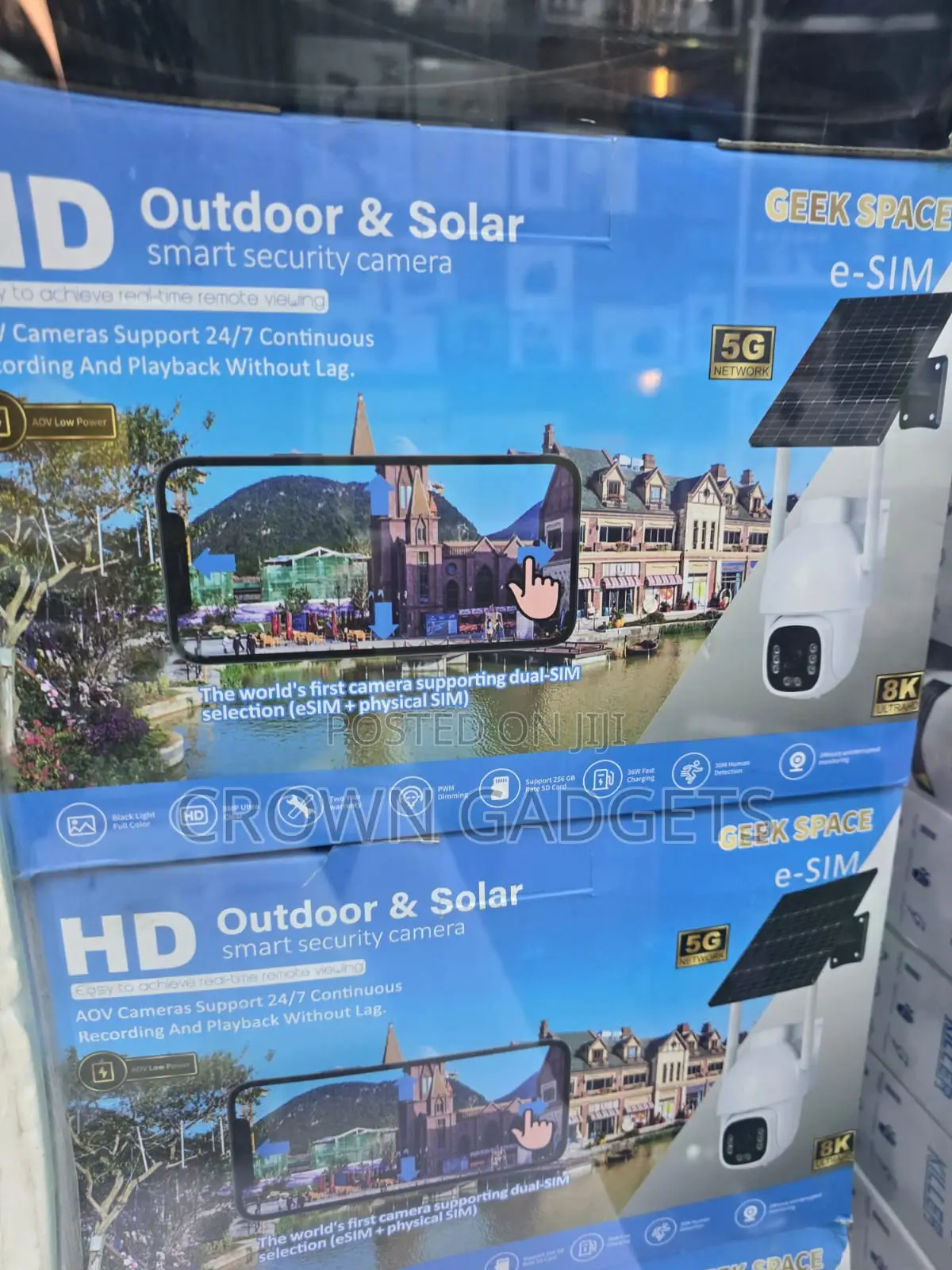 5G Solar Security Camera With AI Detection for Outdoor Use