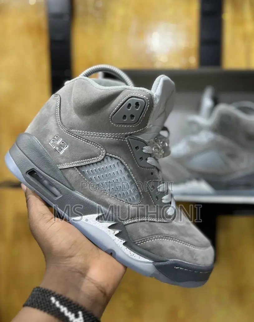 Air Jordan 5 Retro "Wolf Grey" Size 40-46