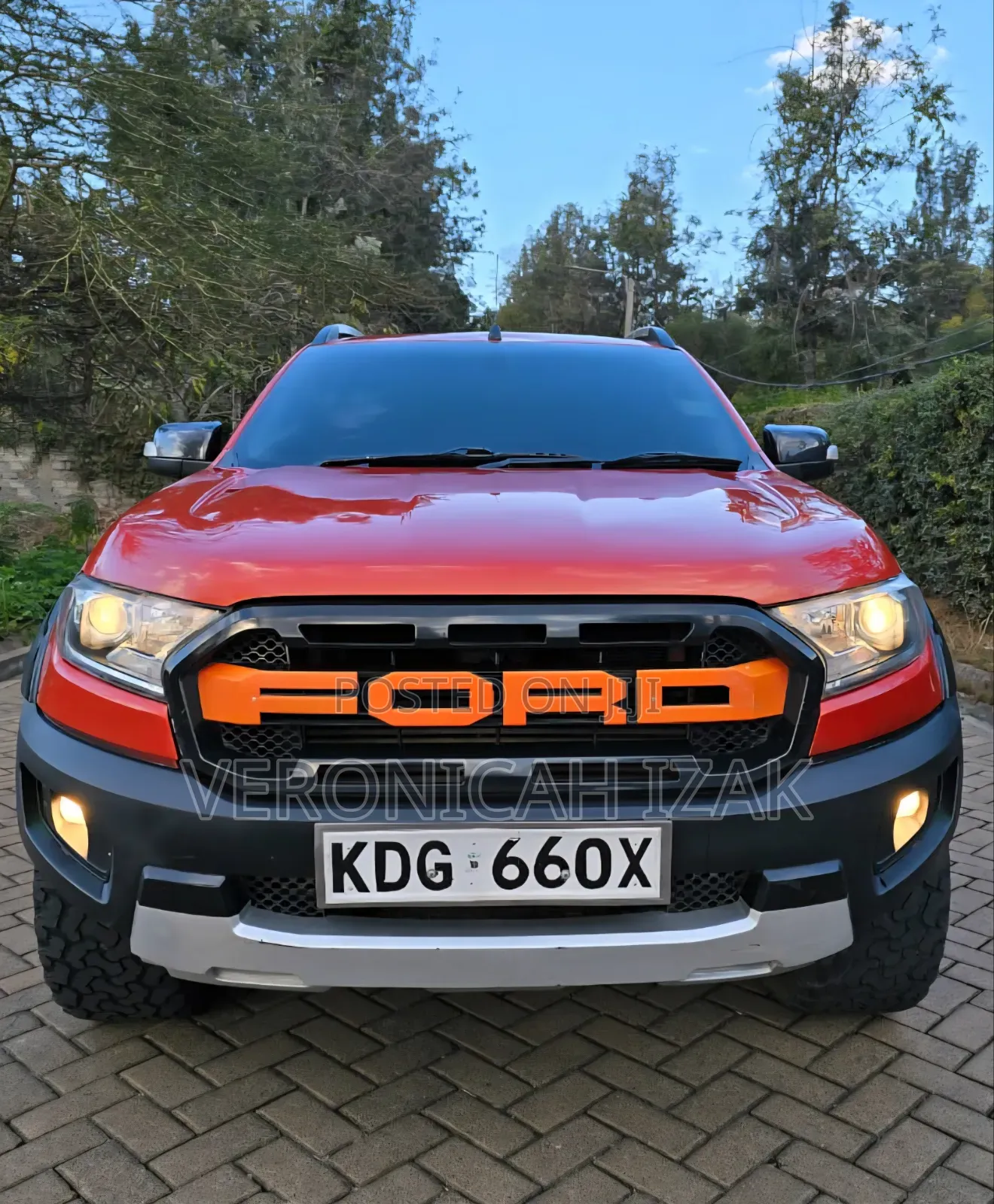 Ford Ranger Wildtrak 2014 Orange