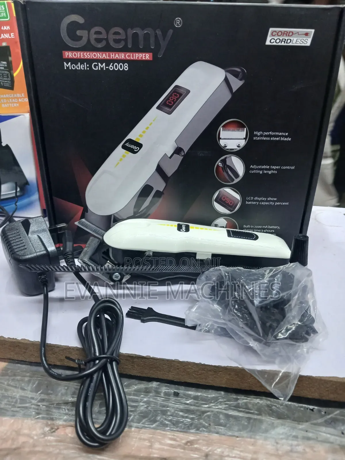 Geemy Electric Hair Shaving Machine, Cliper