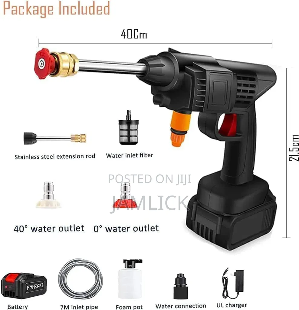 Portable High-Power Cordless Car Wash Machine - Pm