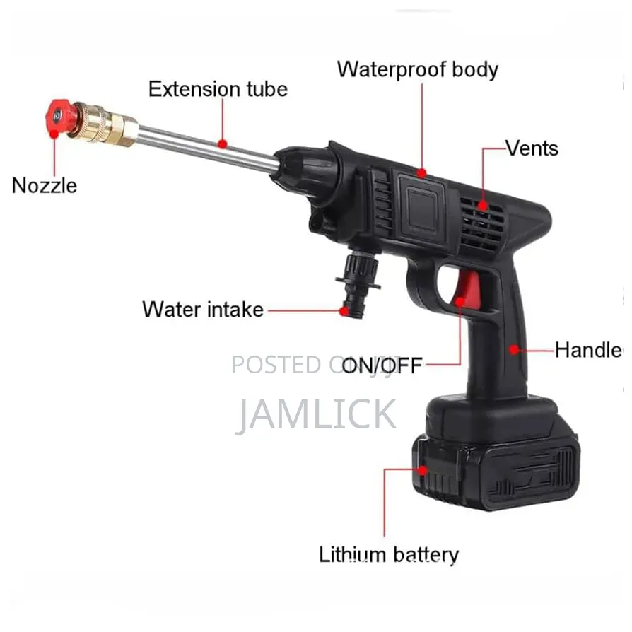 Portable High-Power Cordless Car Wash Machine - Pm
