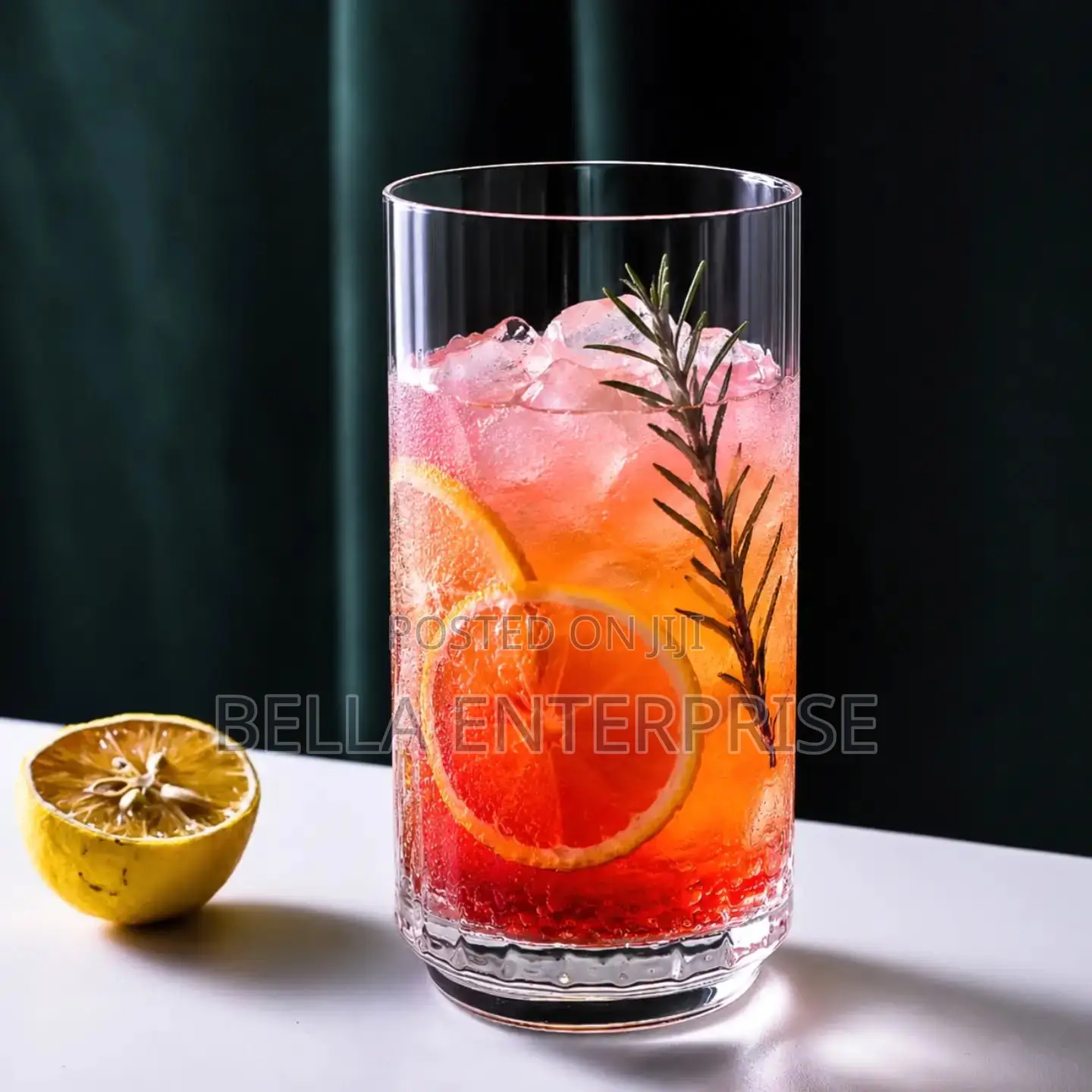Highball Water Glassware Vertical Ribbed Glassware Capacity 500ml