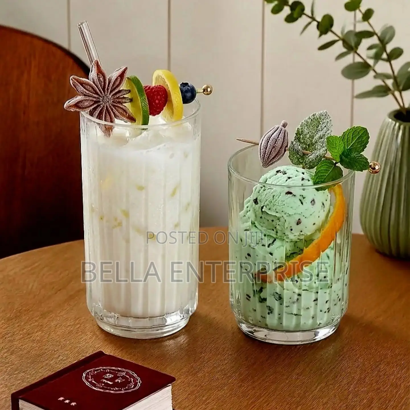 Highball Water Glassware Vertical Ribbed Glassware Capacity 500ml