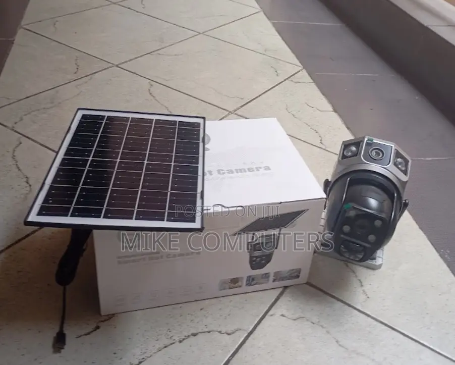 V380 Dual Lens 4G Solar PTZ CCTV Camera Motion Detection Two-Way Audio