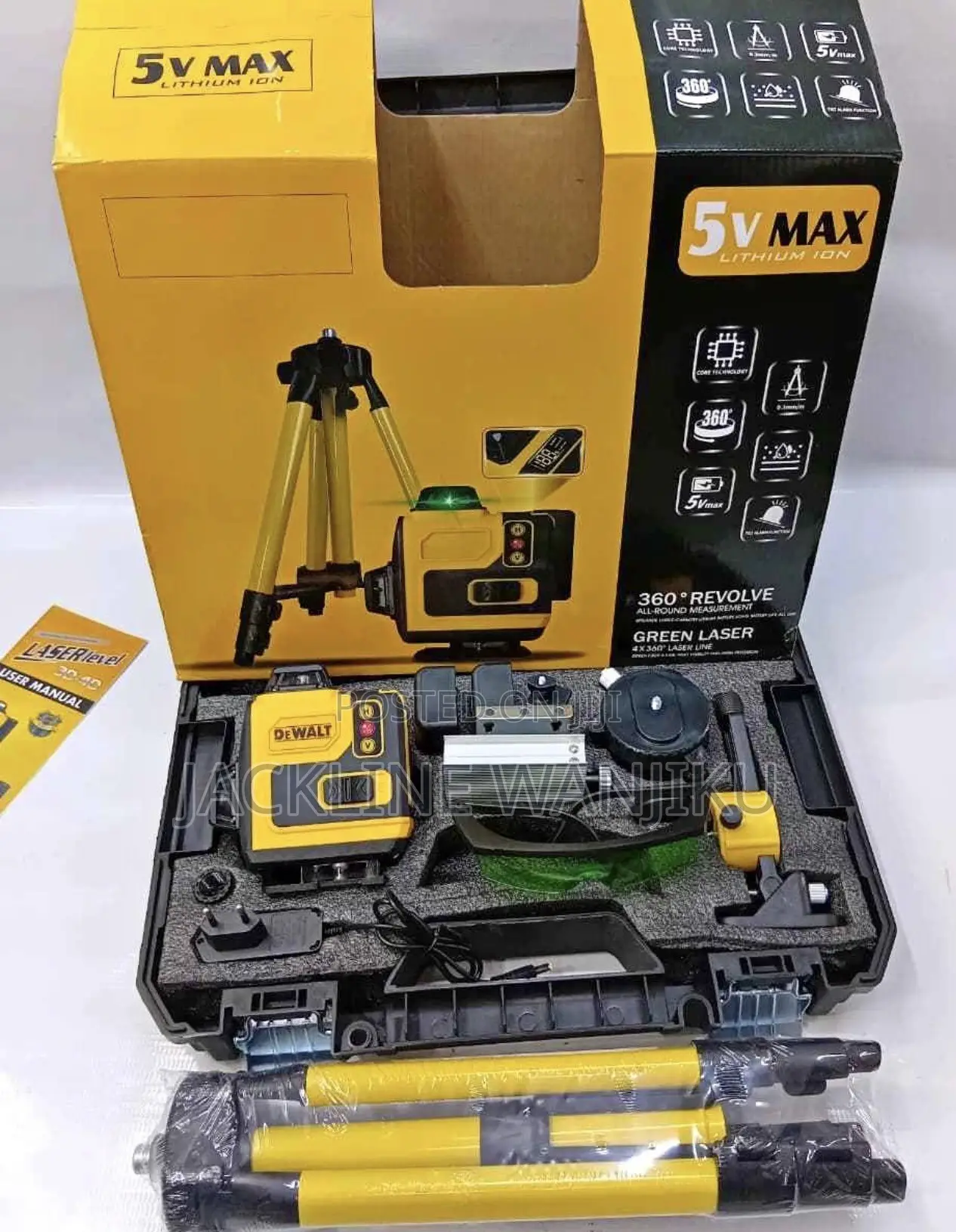 DeWalt Laser Level 16 Lines/ Cordless Dewalt Laser Level Machine
