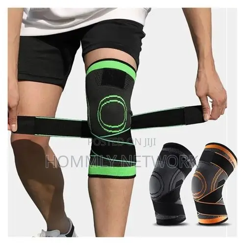 Compression Support Knee Sleeve With Adjustable Strap