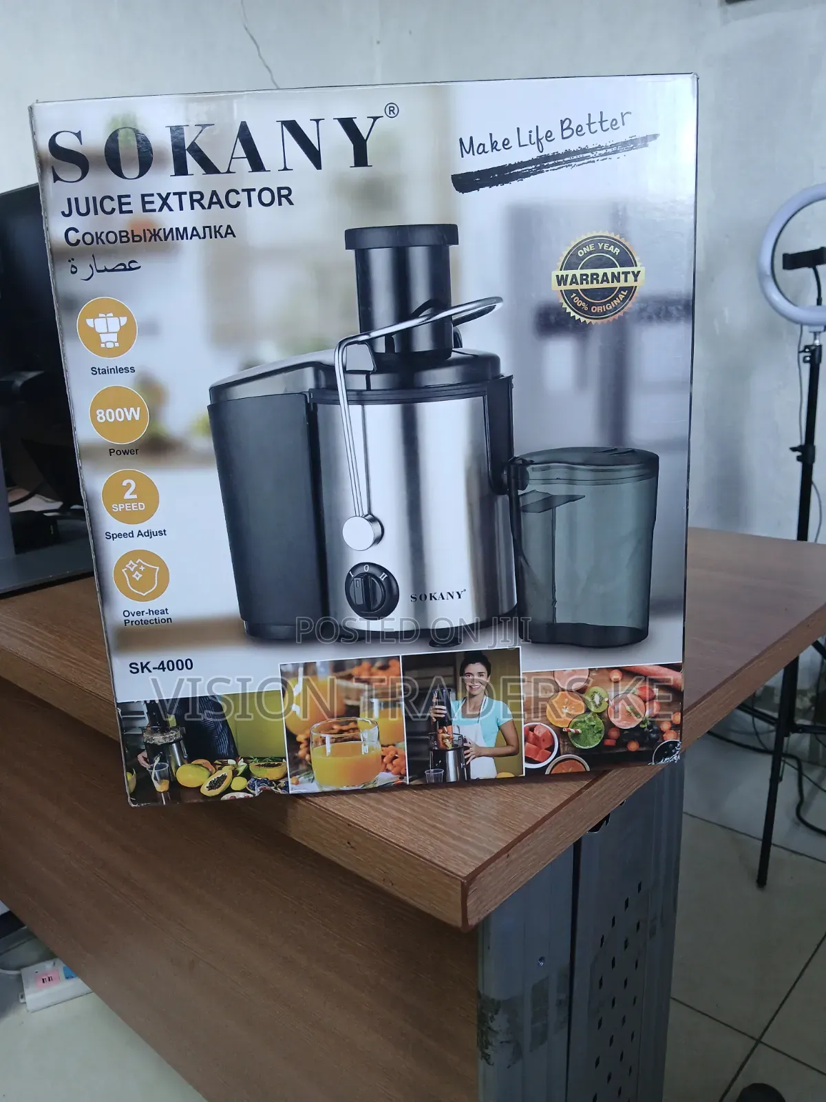 Sokany Juice Extractor 800Watts