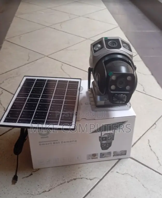 Dual Lens Solar Camera 4g Sim Support With Motion Sensor Alerts