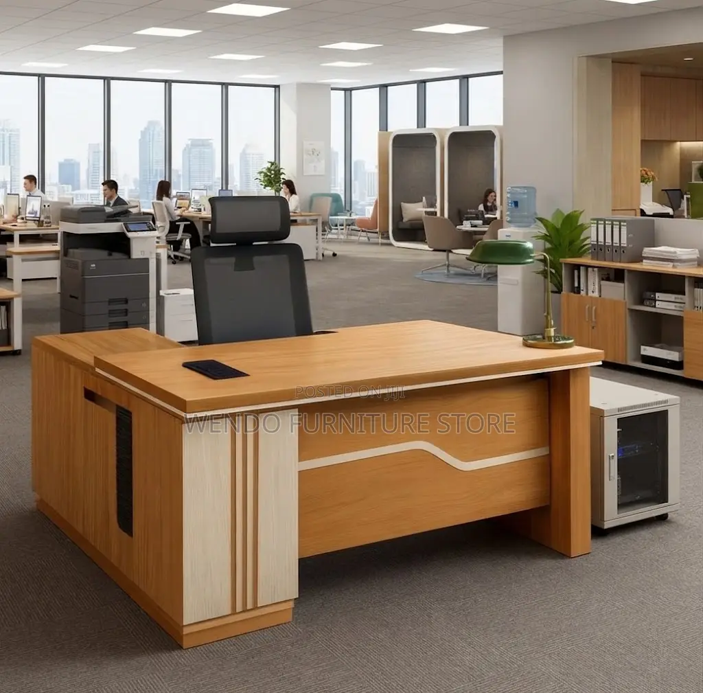Office Desk; Brown Executive 1.8 Meters Office Colored Desk