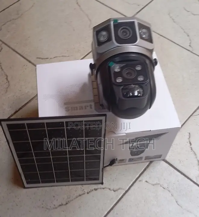 4G Dual Lens Solar CCTV Camera – Day Night Surveillance