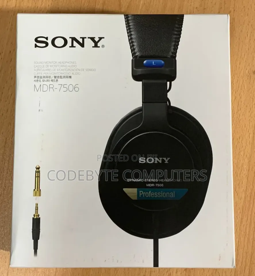 Sony MDR 7506 SOUND Monitor Headphones