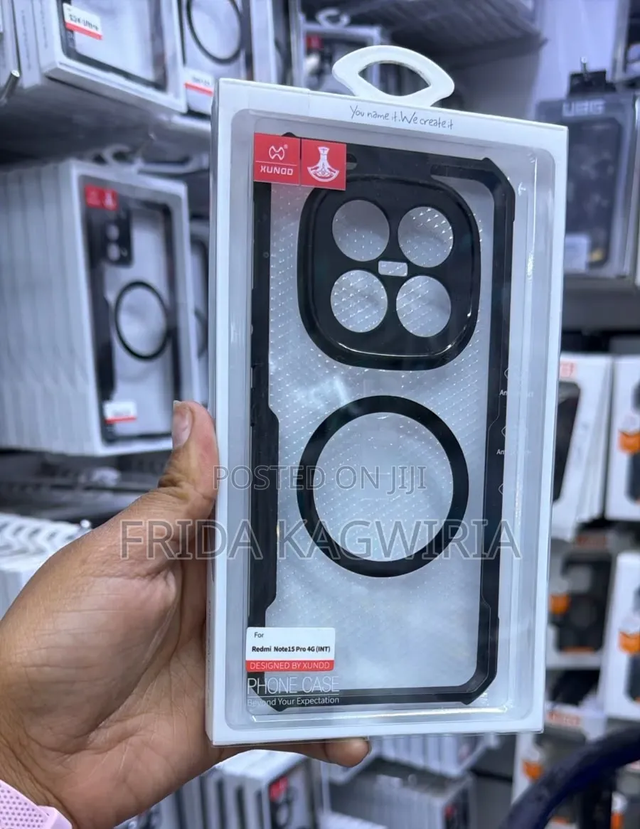 Redmi Note 15 Pro Xundd Shockproof Clear Back Cover