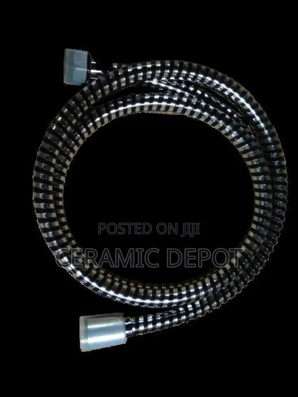 SHOWER TUBE ED092 1.5MTR BLACK, SILVER STED0921.5MT