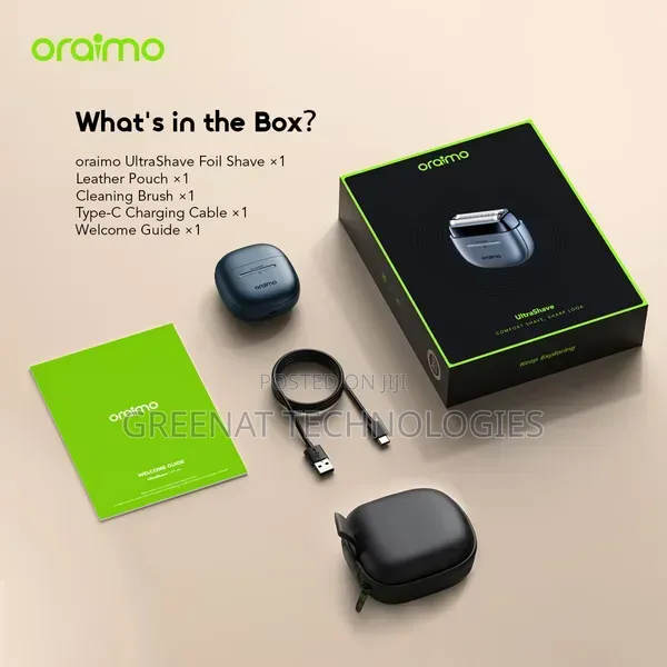 Oraimo UltraShave Pocket-Sized Electric Shaver 3 Floating Blades