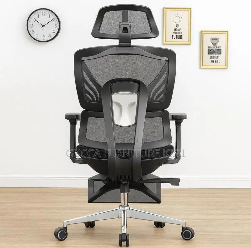 Office Chair; Orthopedic Office Chair With Footrest