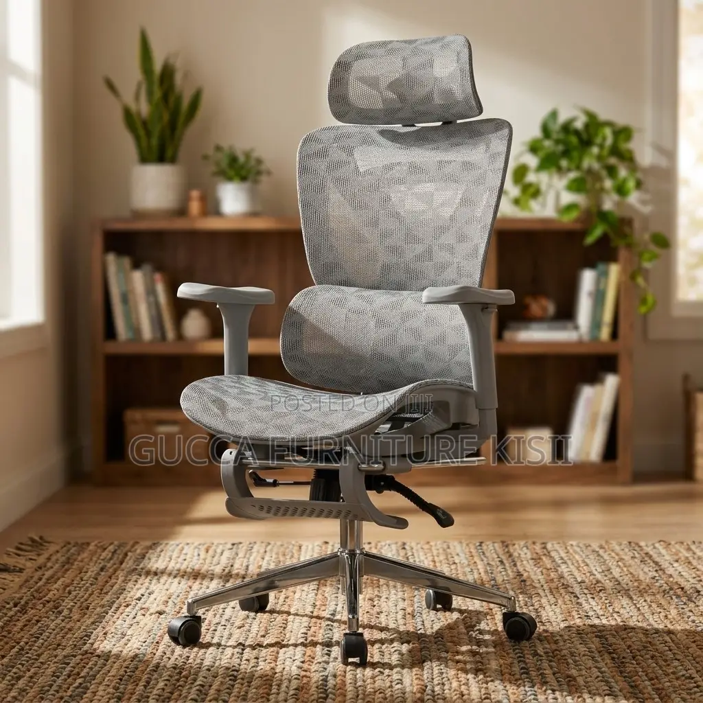 Office Chair; Orthopedic Office Chair With Footrest