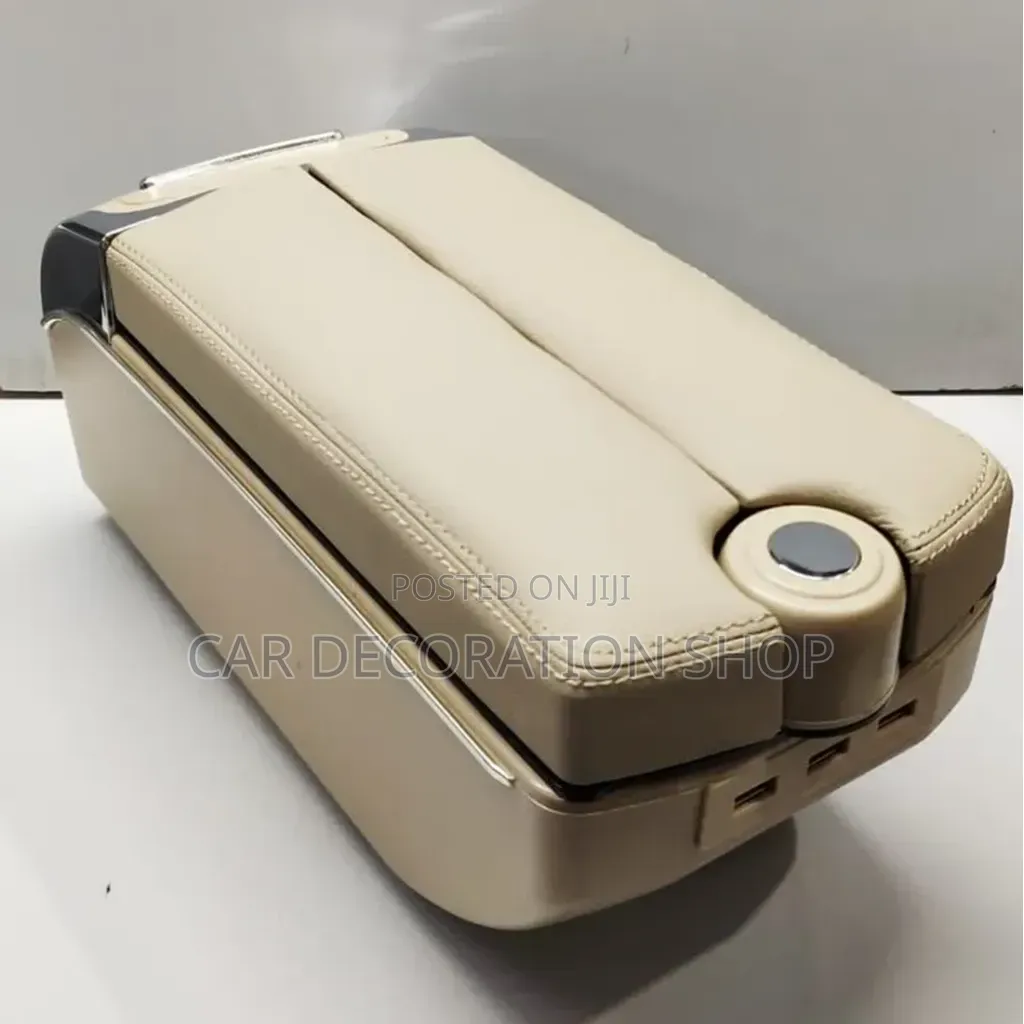 Universal Twin Door Opening Armrest With Built in USB Charging Ports