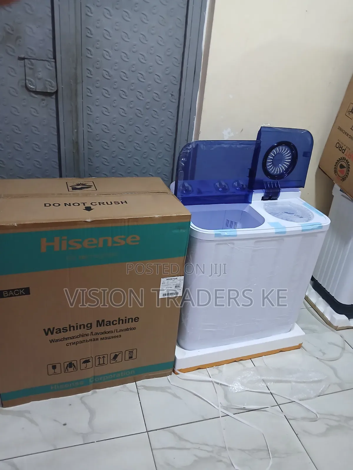 Hisense 7.5kg Top Load Twin Tub Semi Automatc Washing Machine