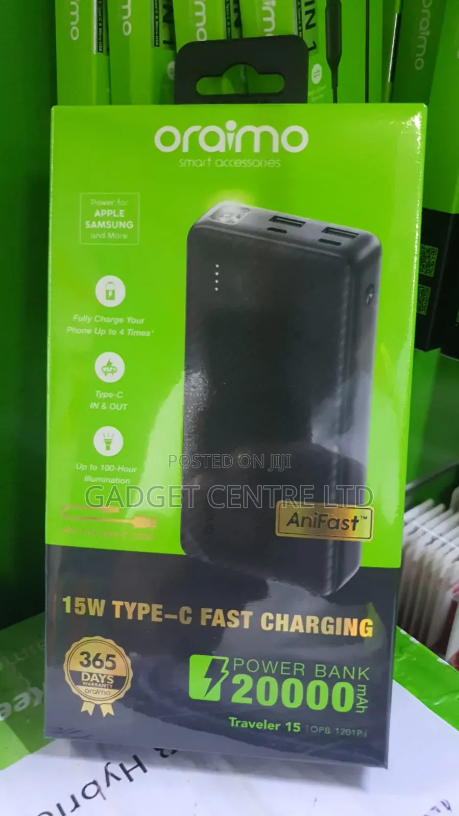 Oraimo 20000Mah Travel Power Bank
