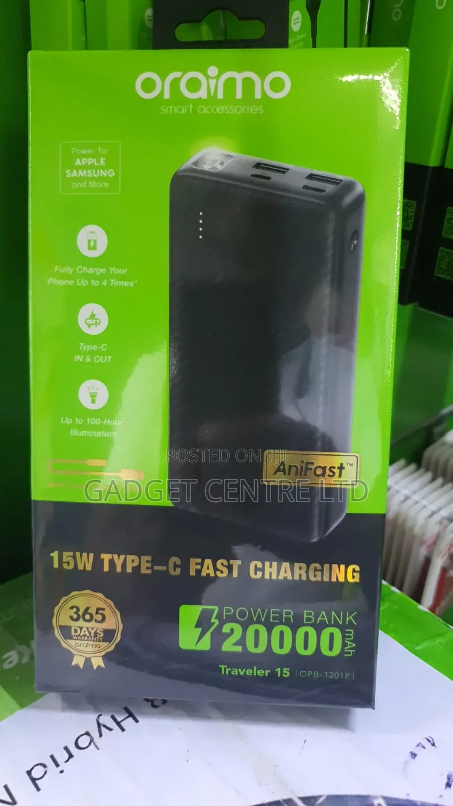 Oraimo 20000Mah Travel Power Bank
