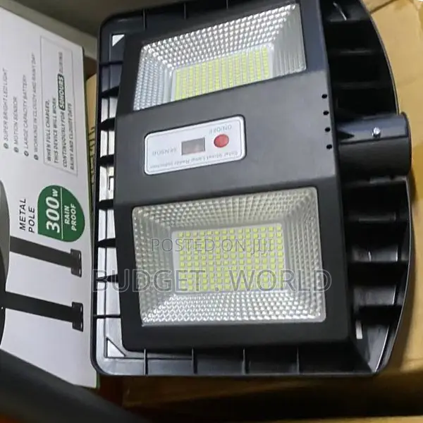 JSOT 300W JS-115 Solar Street Light – LED Lamp With Metal Pole