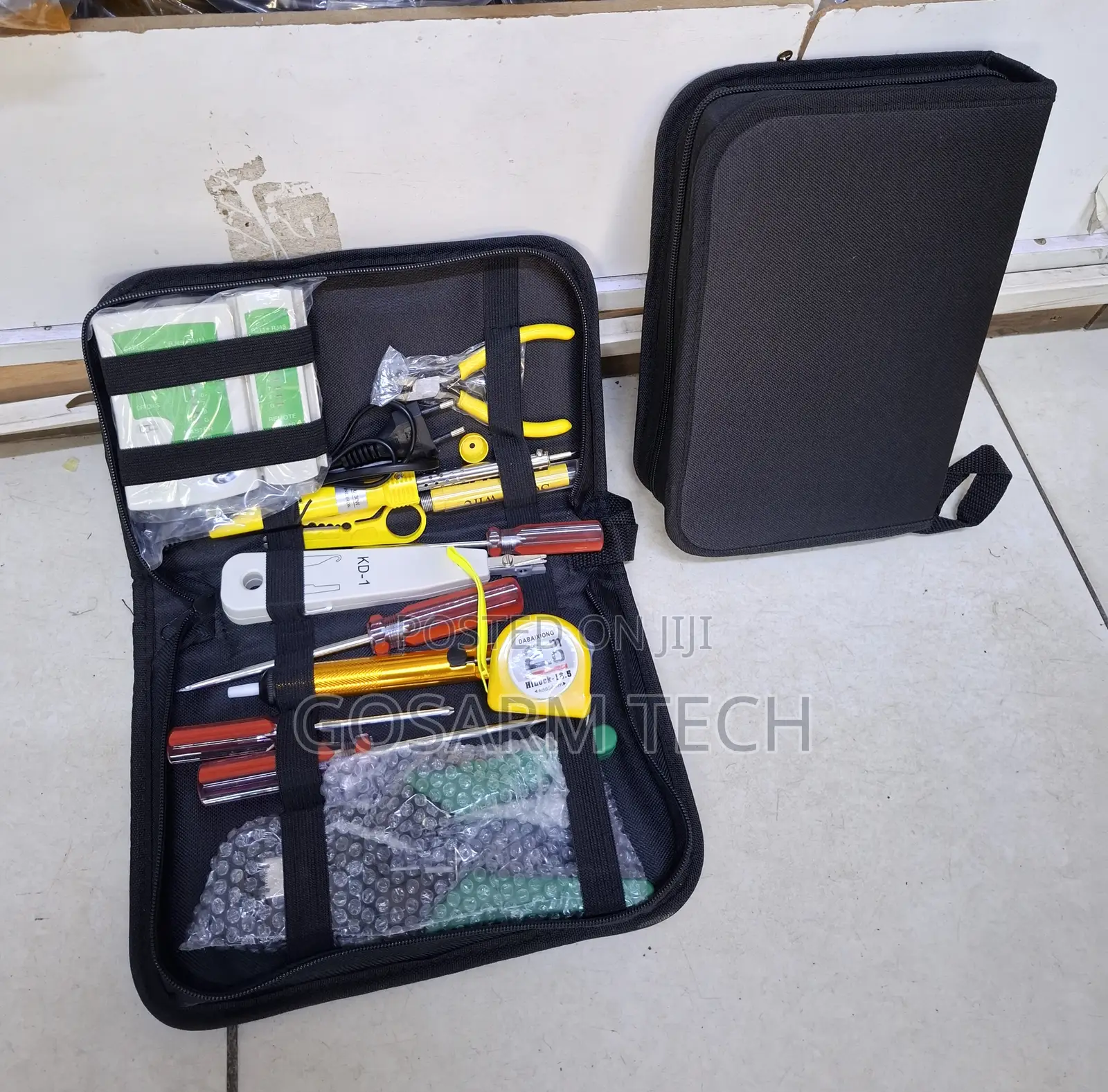 Complete Network Tool Kit – Crimping Tool, LAN Tester and Screwdrivers