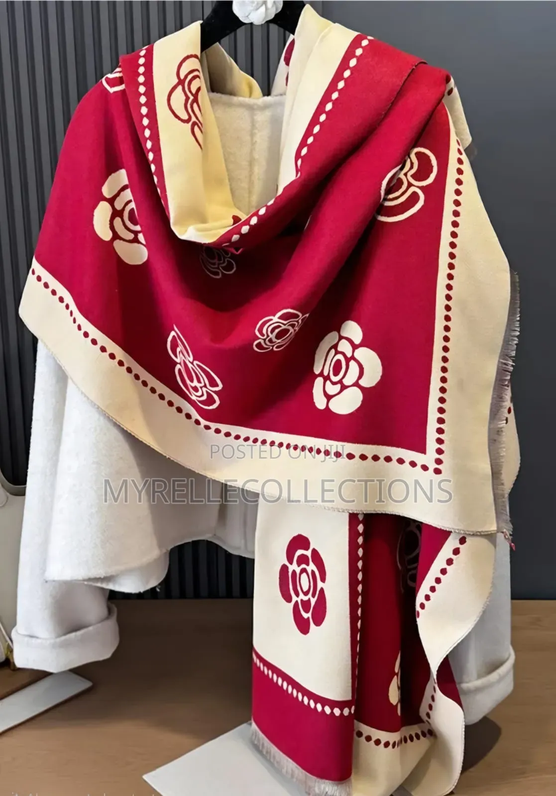 Ladies Double Sided Cashmere Scarf - Affordable Warm Scarf