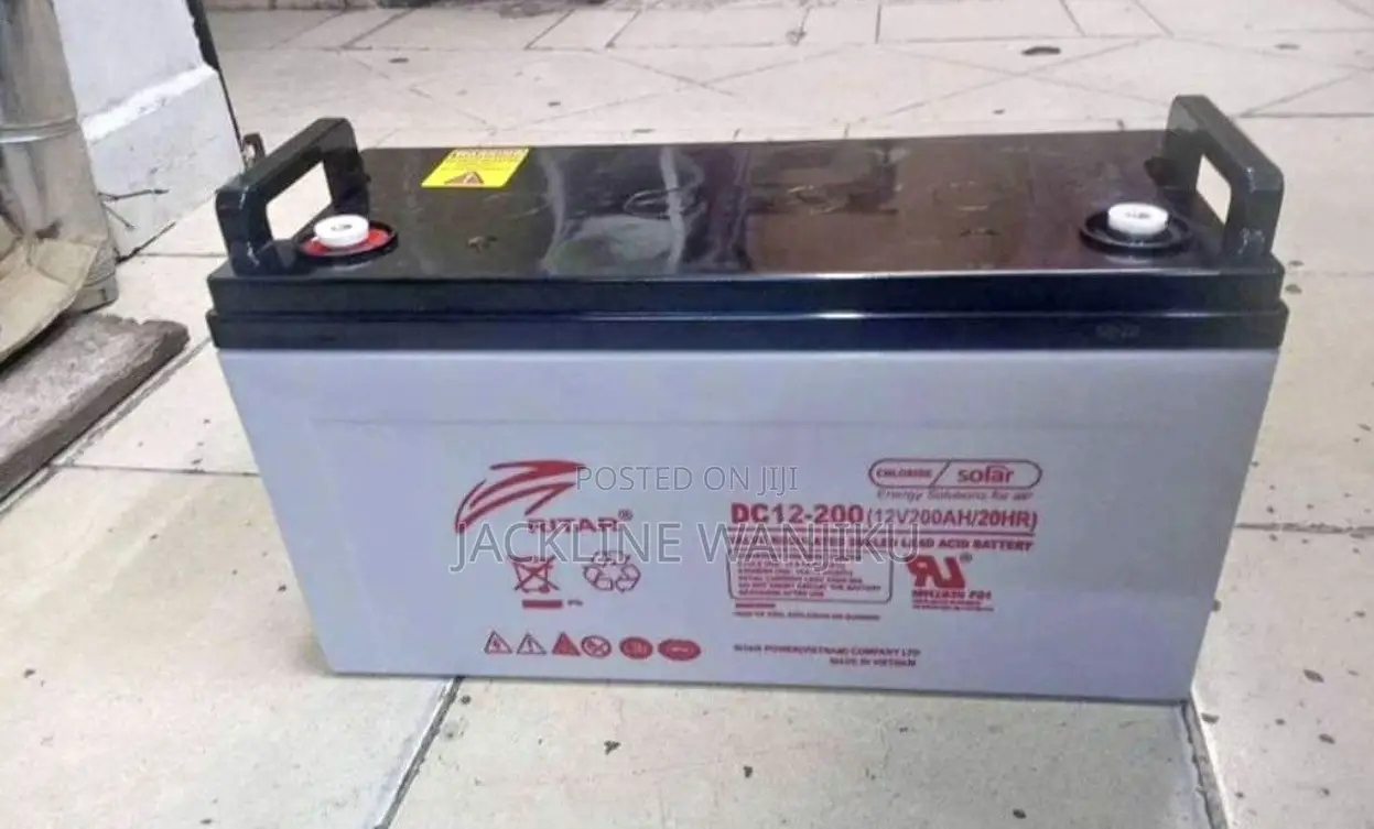 Solar Battery, 200ah/ Ritar Solar Battery 200ah