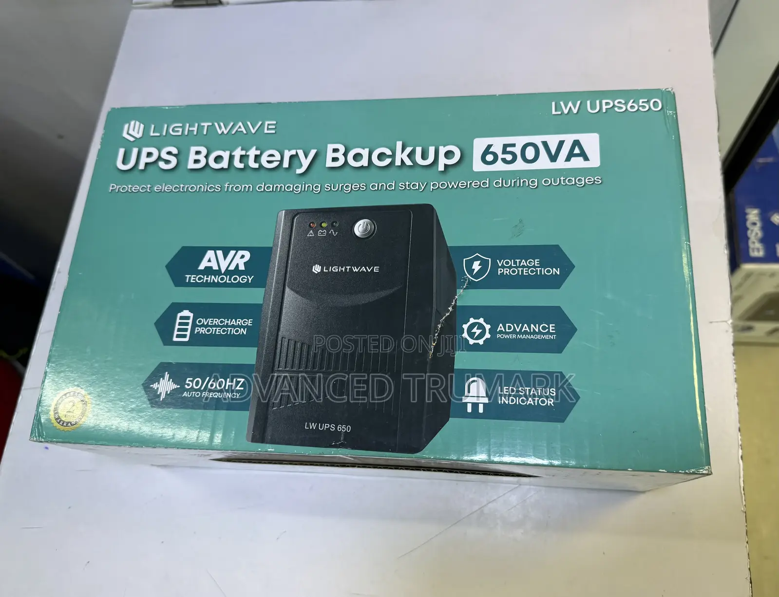 Lightwave Ups Battery Backup 650va