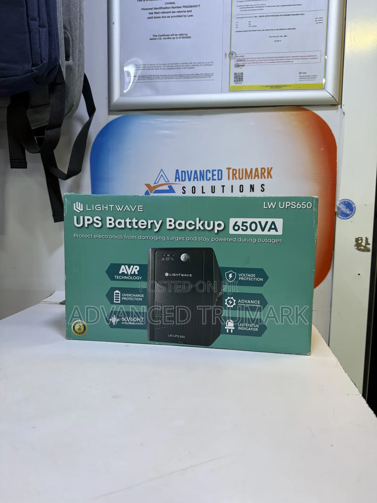 Lightwave Ups Battery Backup 650va