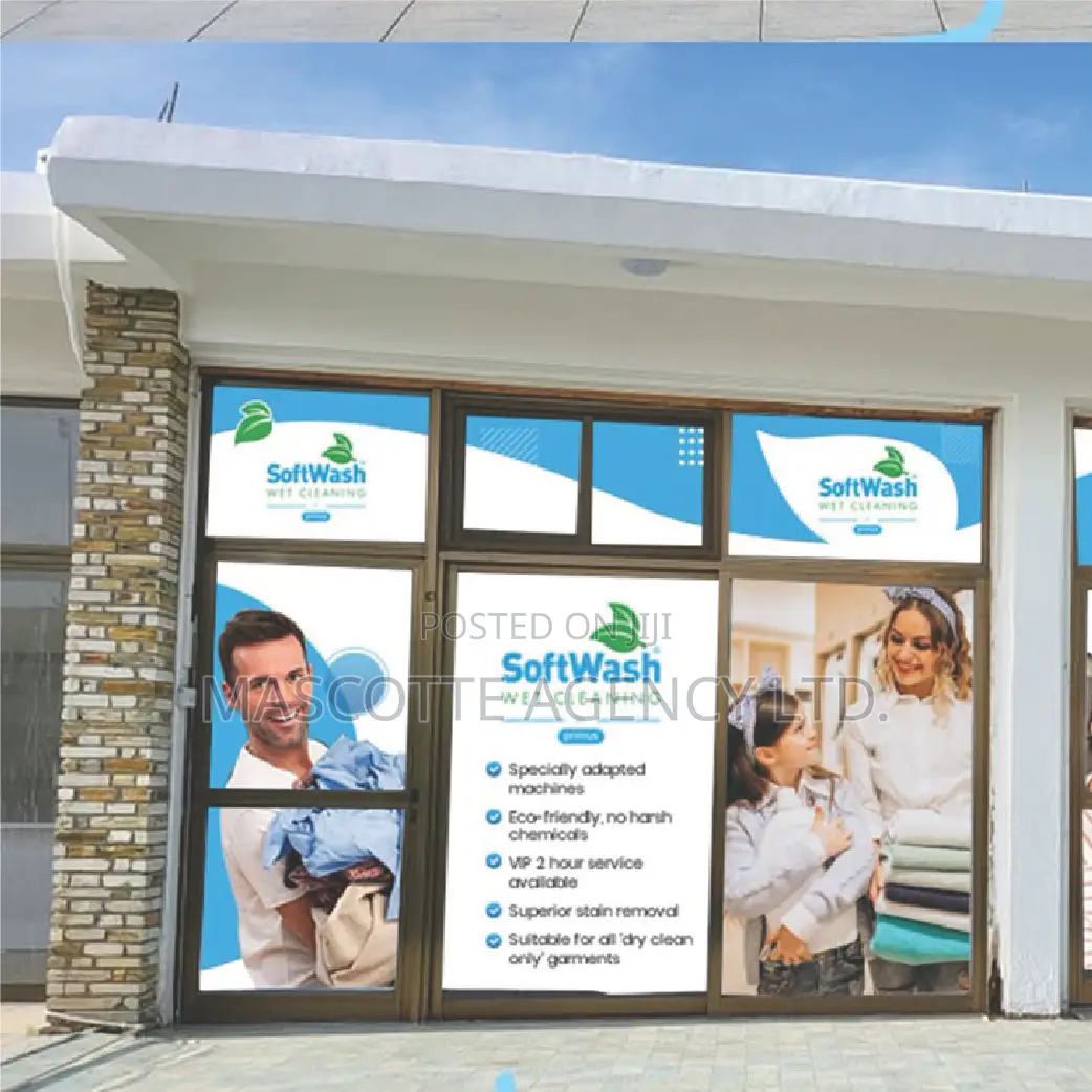 Office Window Branding