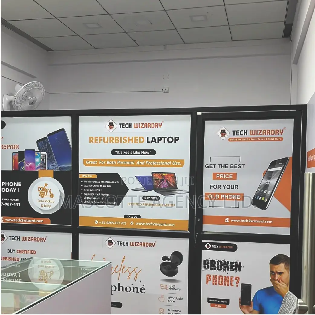 Office Window Branding