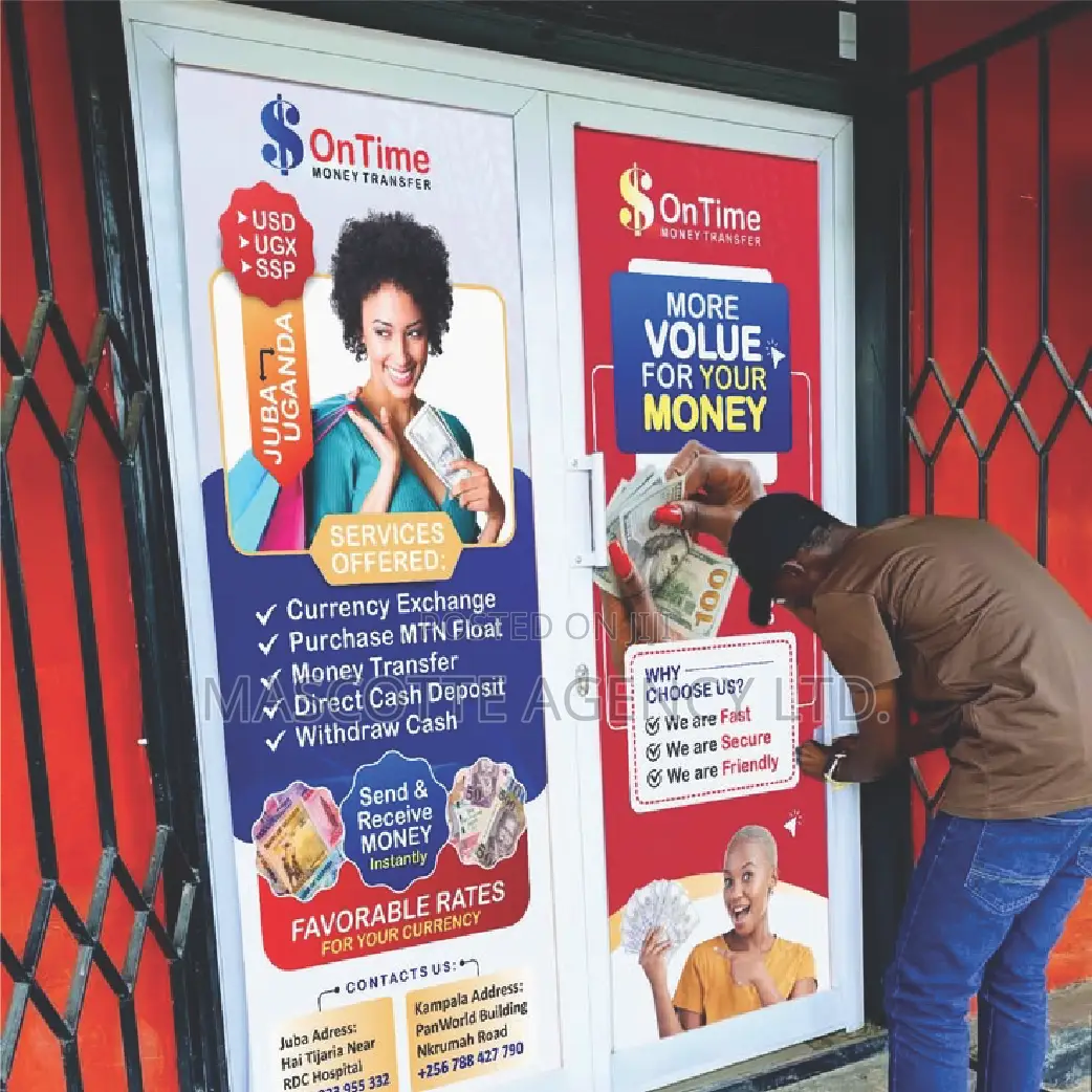 Office Window Branding