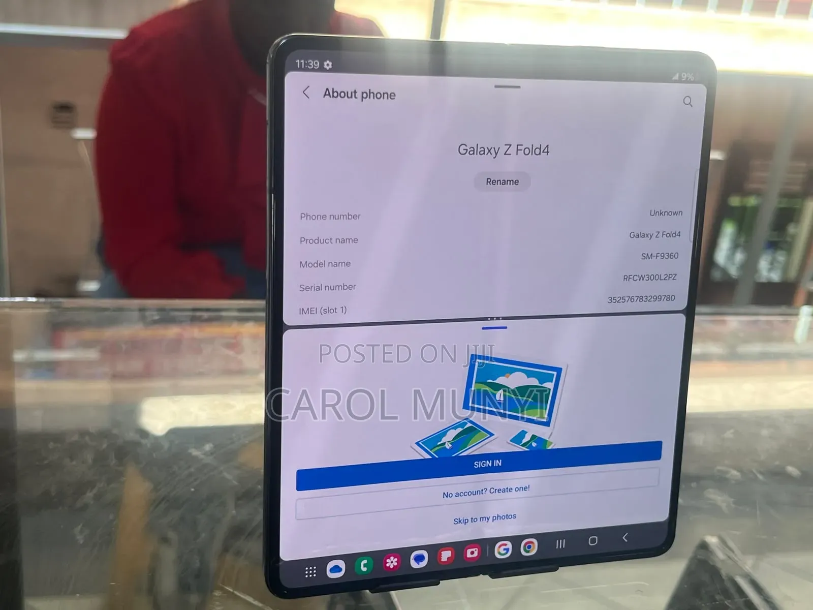 New Samsung Galaxy Z Fold4 512 GB Gray