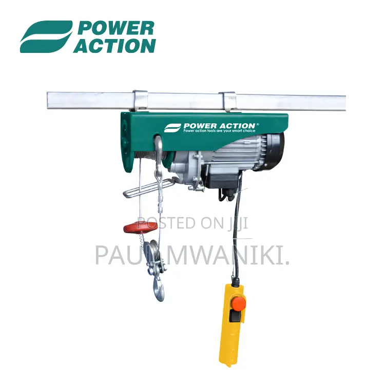 1400W Power Electric HoistElectric Lifting Hoist 800Kg Lifting Weight