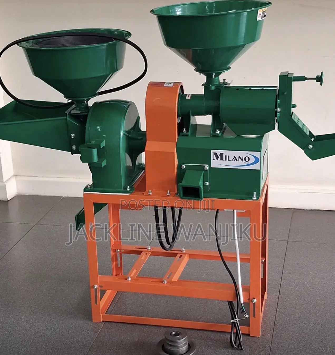Milano Italia *Combined Rice Mill/Maize Mill With 3hp Motor at 39000