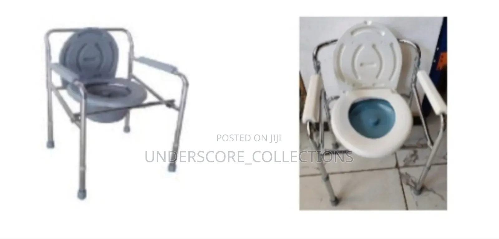 Portable Bedside Commode Chair for Mobility-Impaired Individual
