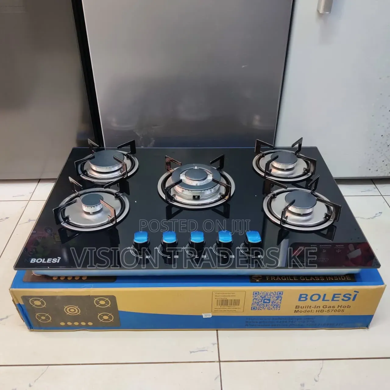 Bolesi Built in Kitchen Hob 90cm 5gas Burner