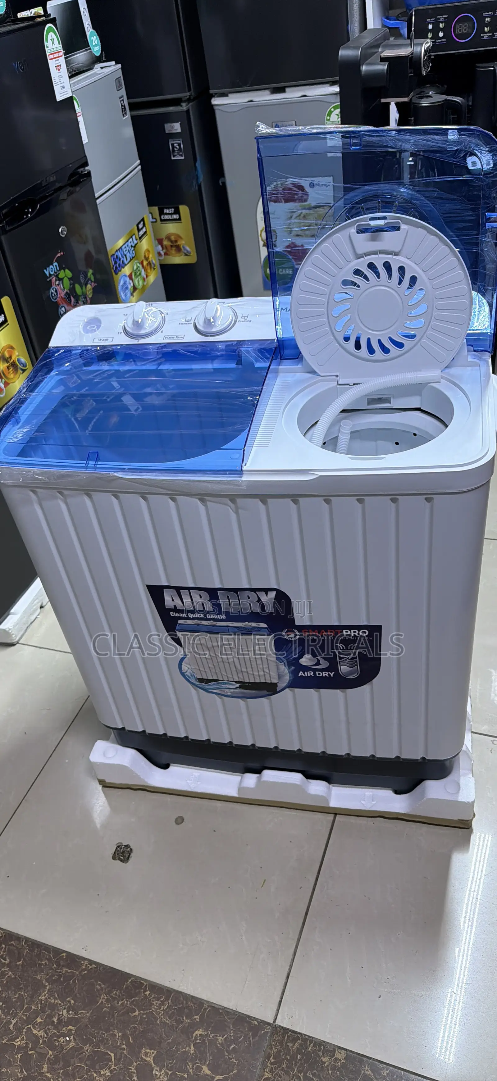 Wash and Spin Twin Tub 8kgs Washing Machine @18000/-