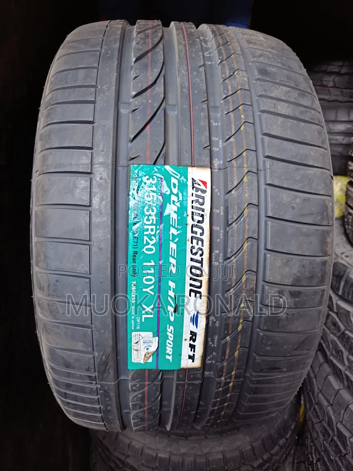 315/35r20 Bridgestone Tyre Made in Japan (Run-Flat) RFT